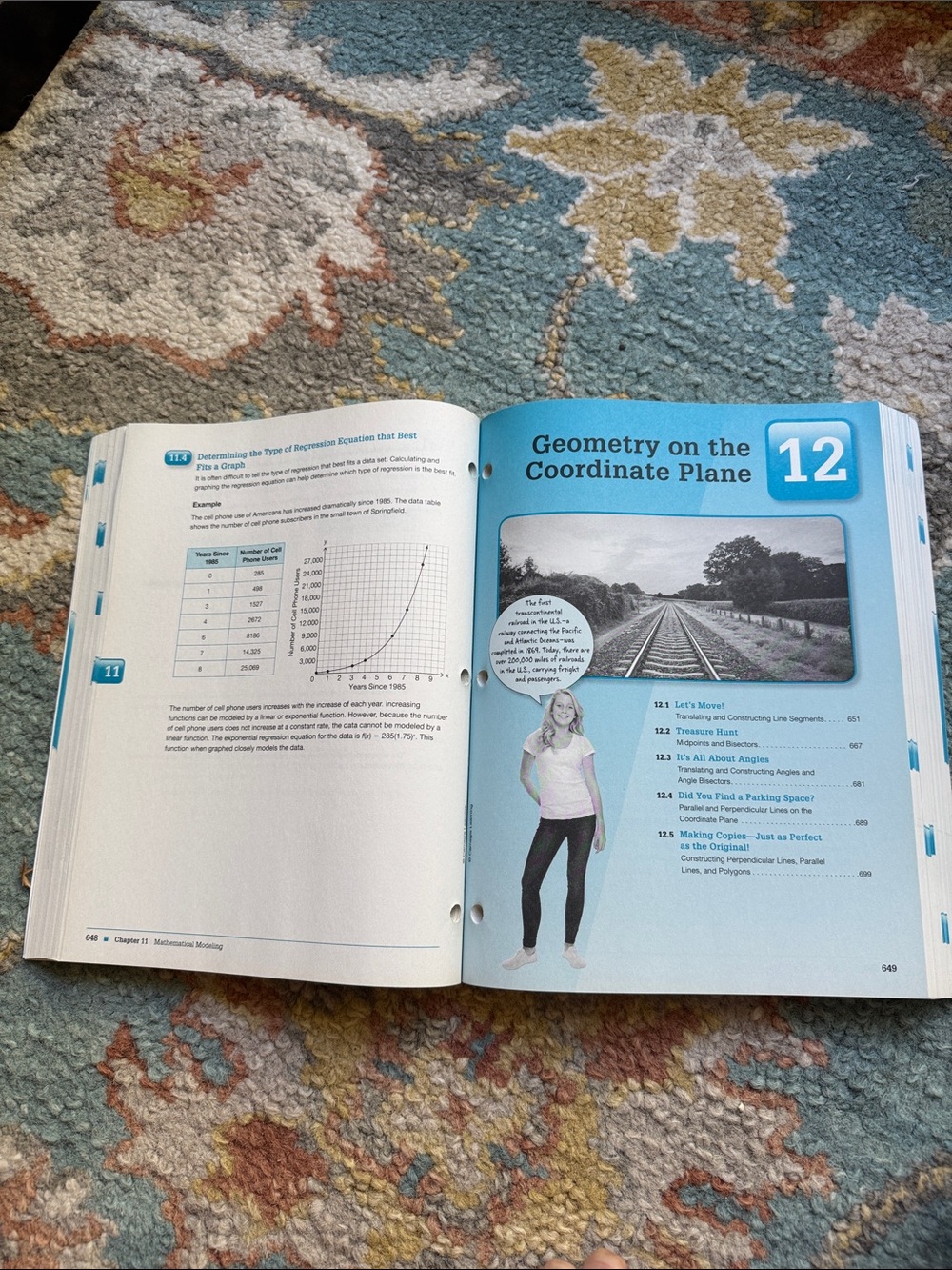 Integrated Math I Student Text Volume 2 - Blue - Picture 2 of 4